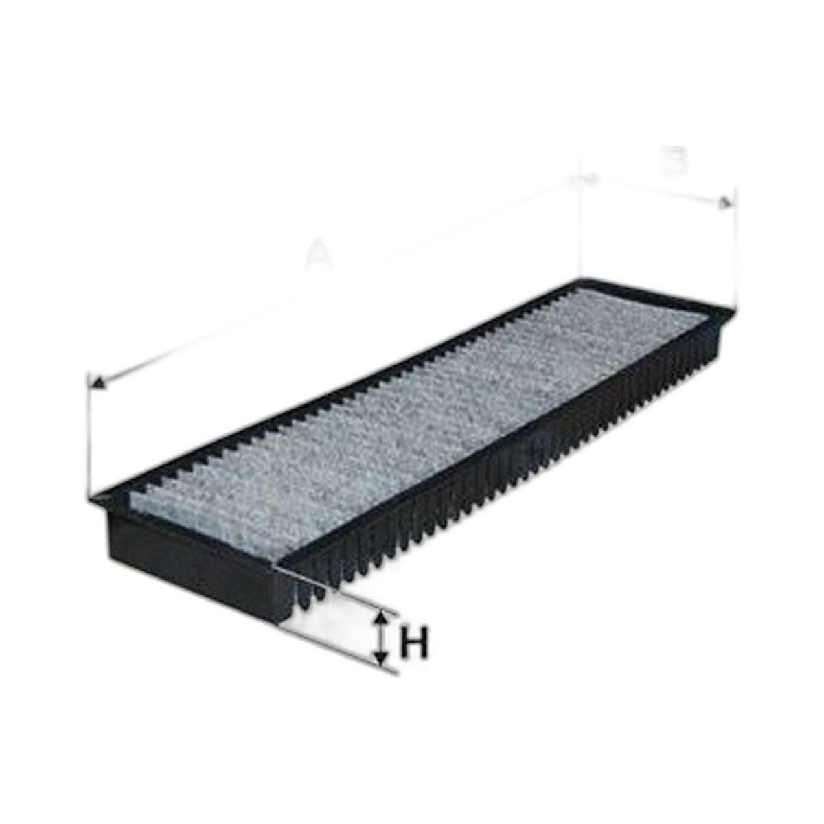 Фільтр салону із елементами активованого вугілля MINI (R50, R53), (R52) 1.4D/1.6 06.01-07.08