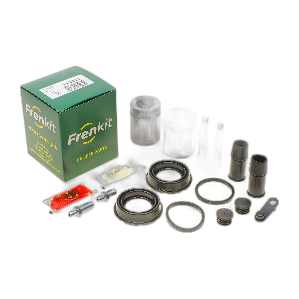 Ремкомплект суппорта (переднего) BMW 5 (E60/E61) 04- (d=42mm) (+2 поршня/направляющая) (Ate)
