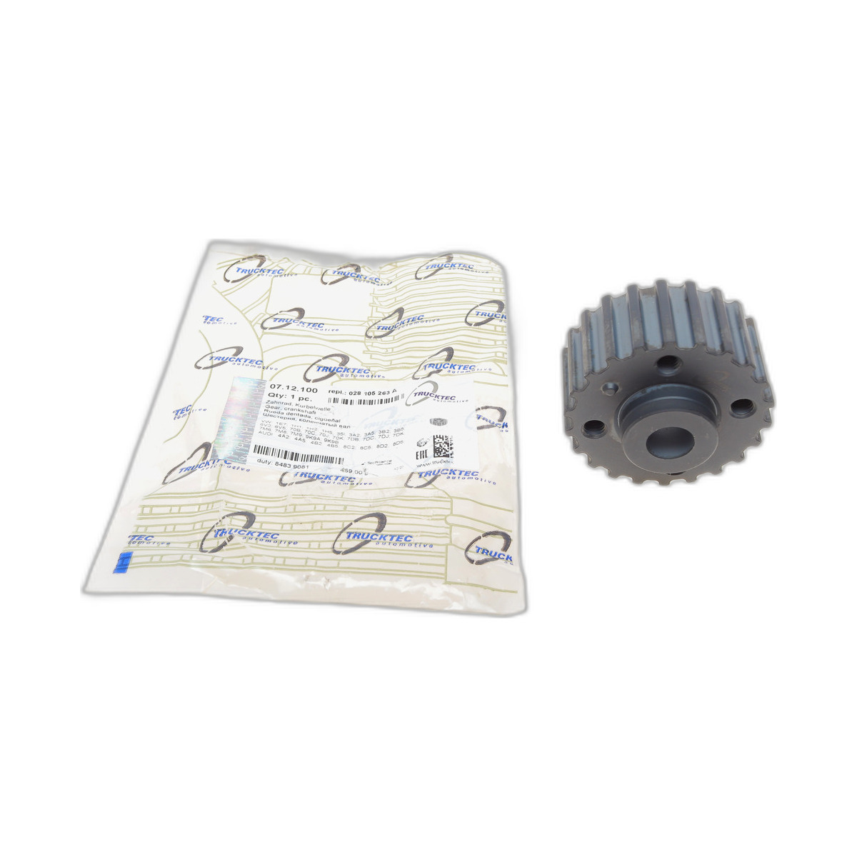 Шестерня колінвалу VW Golf III/Polo 1.9 TDI 95-02 (z=22) TRUCKTEC Automotive