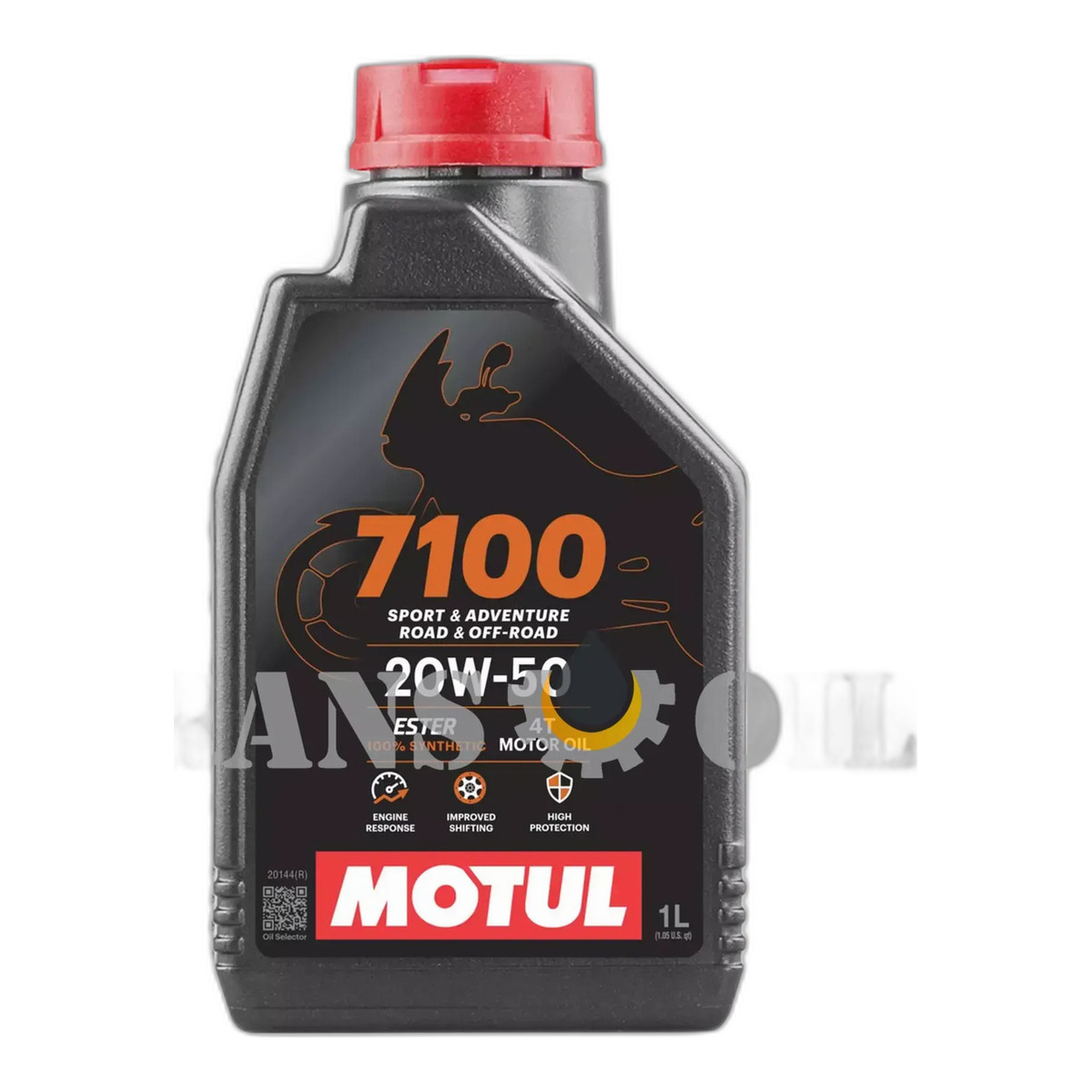 Олива мото MOTUL 7100 4T 20W-50 1л