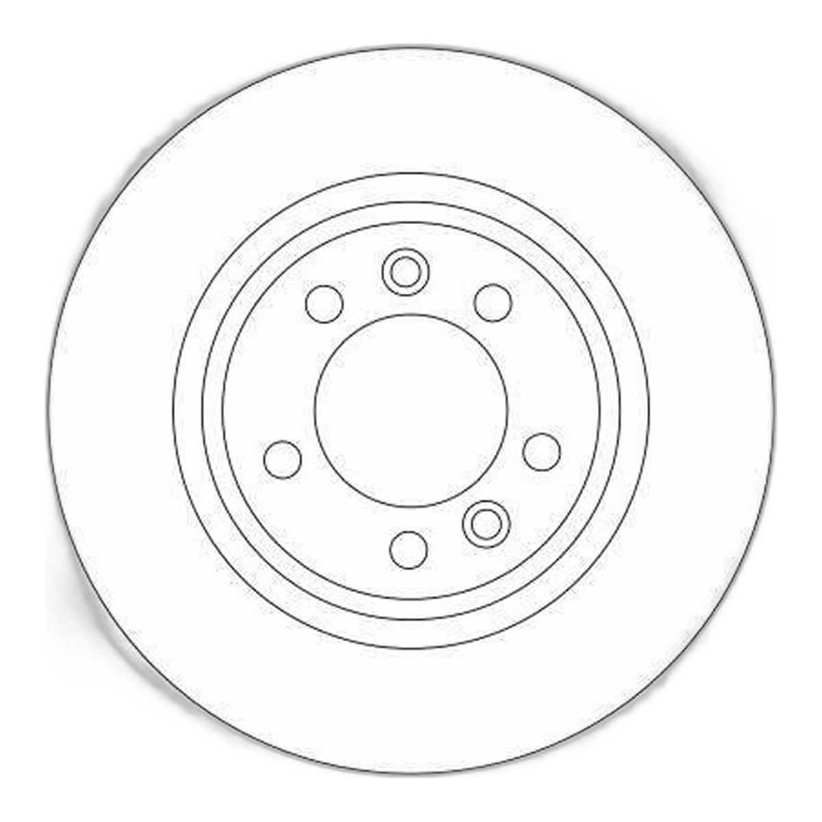 Диск гальмівний задн лів/прав CITROEN C5 III, PEUGEOT 407, 508, 508 I, 607, RCZ 1.6-3.0D 02.00-