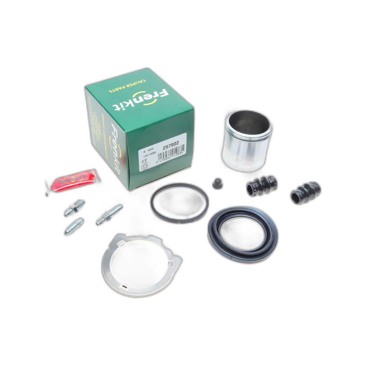 Ремкомплект супорта (переднього) MB C-class/VW Caddy/Golf/ 93- (d=57mm) (+поршень) (Lucas) Frenkit