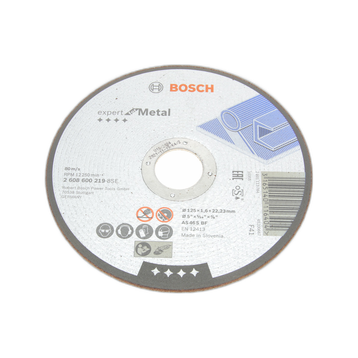 Круг відрізний 125x1,6x22,23 мм Bosch