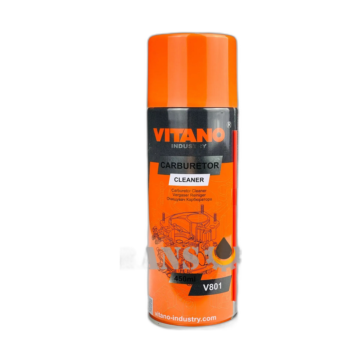 Очисник карбюратора Carburetor Cleaner VITANO 450мл