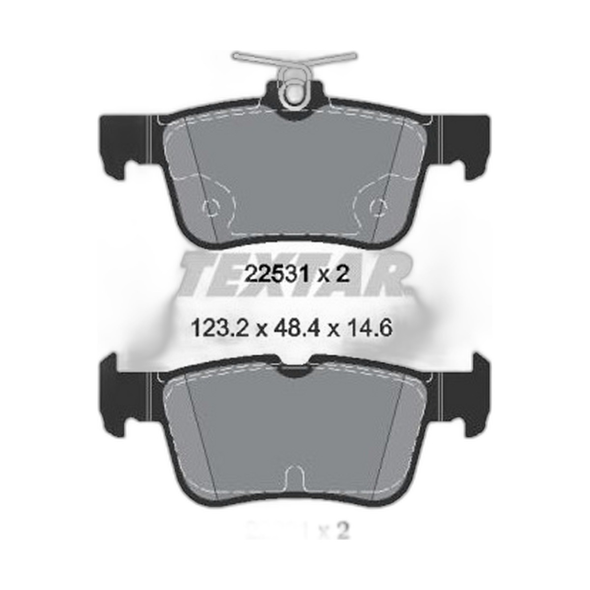 Комплект гальмівних колодок задн , FORD FOCUS IV, GALAXY III, GALAXY MK III, KUGA II, KUGA III, MONDEO V, S-MAX 1.0-2.5H 09.12-