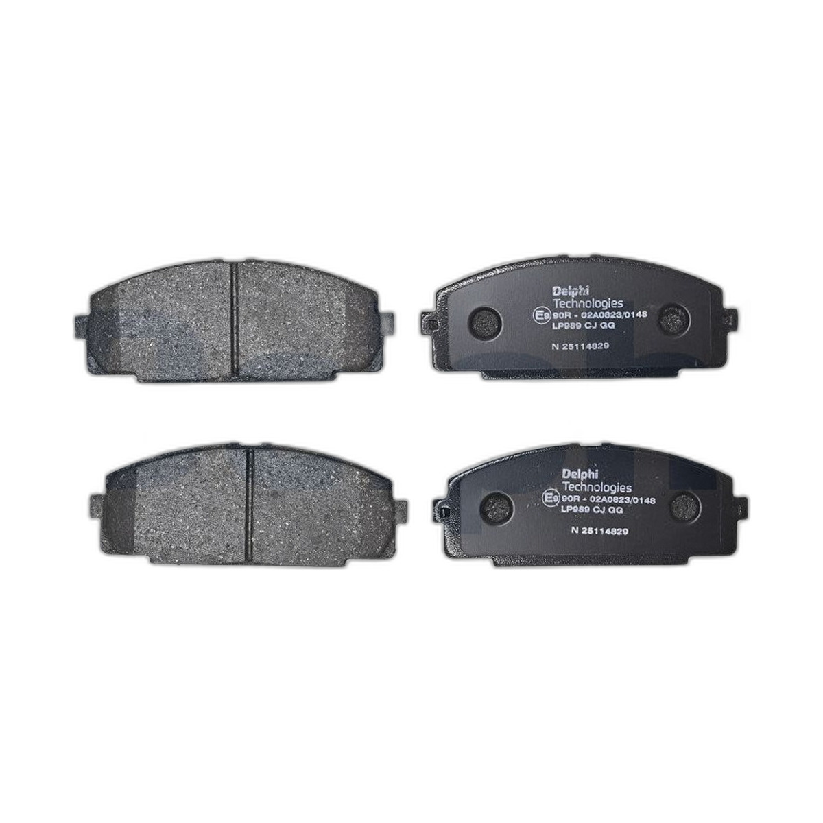 Комплект гальмівних колодок передн , TOYOTA DYNA, DYNA 100, DYNA 200, GRANVIA, HIACE III, HIACE IV, TOYOACE 2.0-3.7D 12.82-