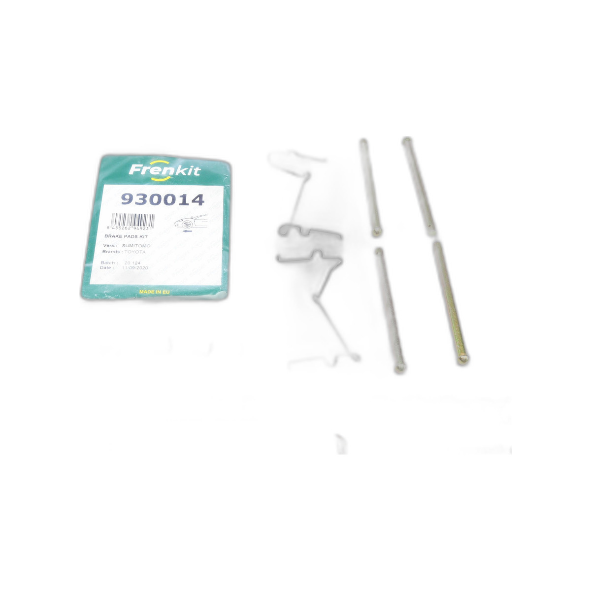 Планка супорта (переднього) прижимна (к-кт) Toyota HILUX 04-15 Frenkit