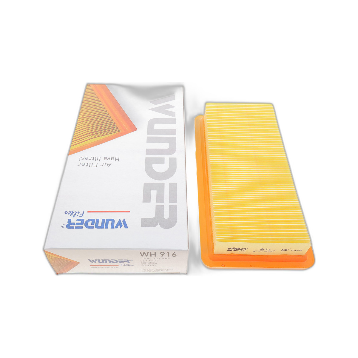 Фільтр повітряний Hyundai Getz 1.1i-1.6i 02-10 Wunder Filter