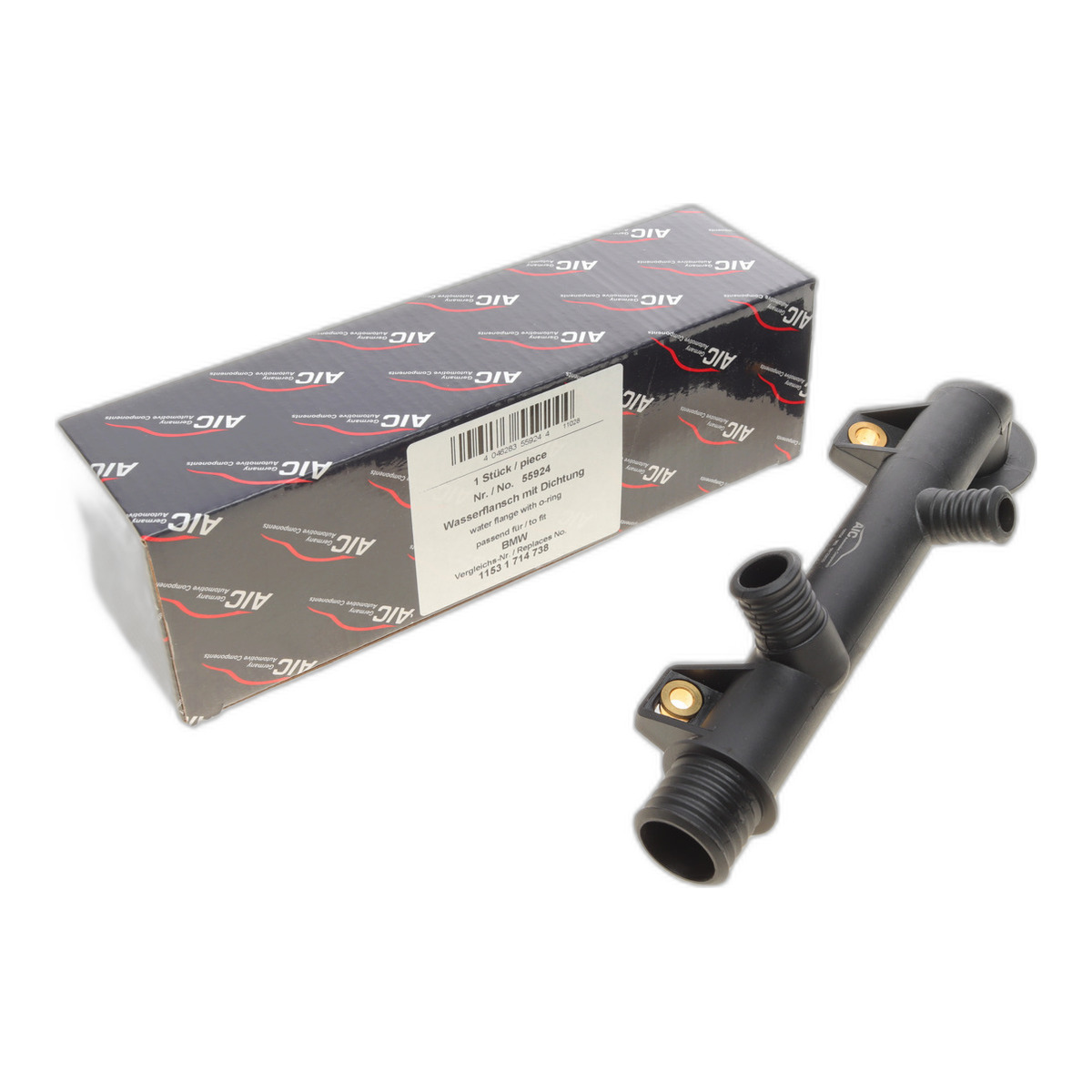 Фланець системи охолодження BMW 3 (E30/E36) 1.6-1.9i 82-03 AIC