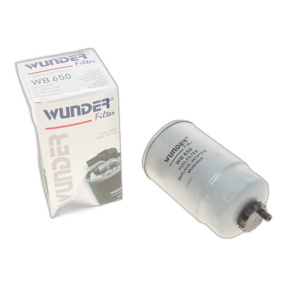 Фільтр паливний Fiat Ducato 02- HDI Wunder Filter