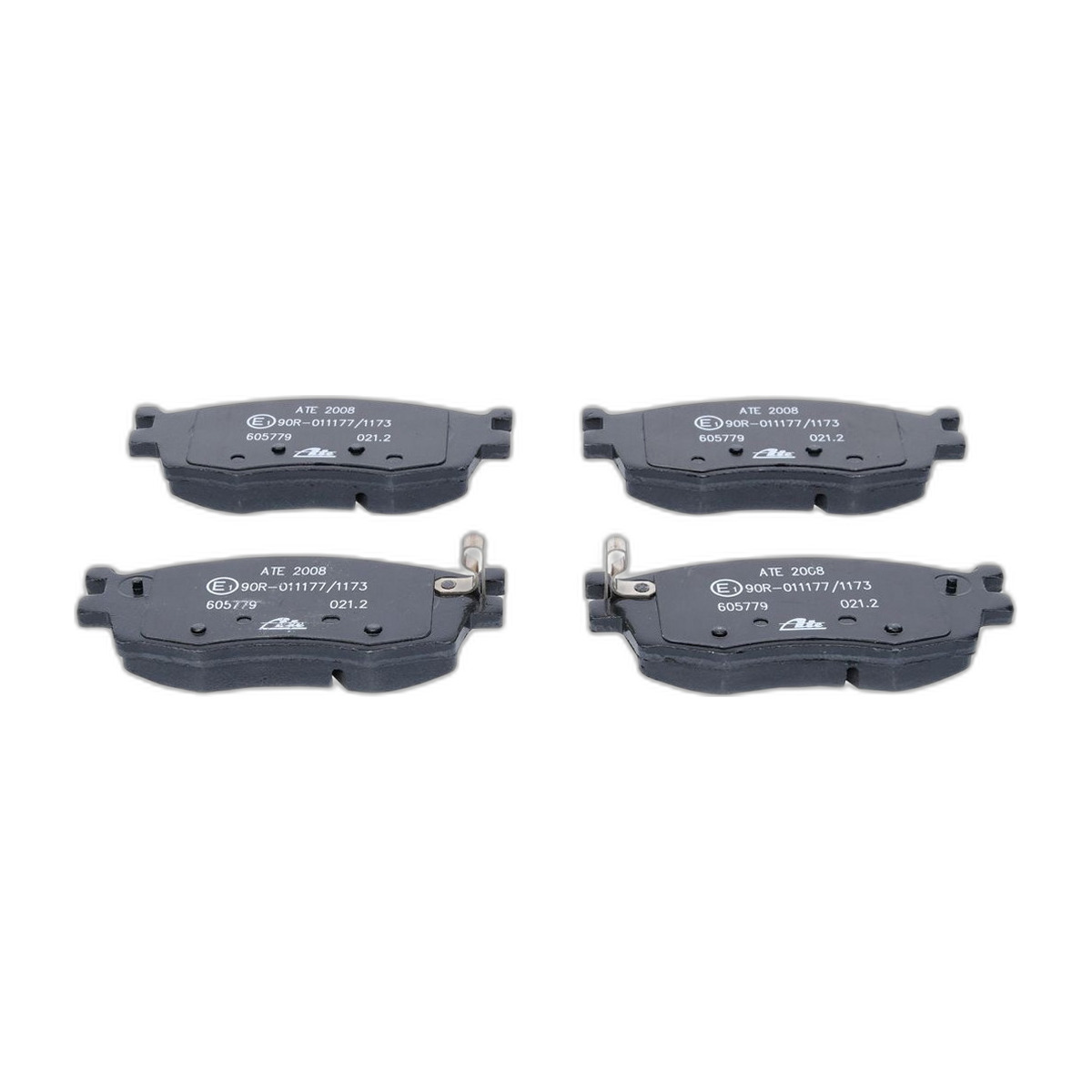 Комплект гальмівних колодок передн (з комплектуючими), HYUNDAI ACCENT III, I20 I, KIA RIO II 1.1D-1.6D 03.05-12.15