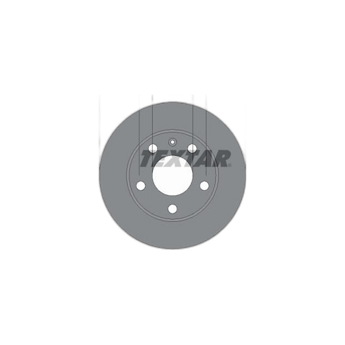 Диск гальмівний задн лів/прав AUDI 80 B4, A4 B6, A4 B7, COUPE B3, SEAT EXEO, EXEO ST 1.6-3.0D 09.90-05.13