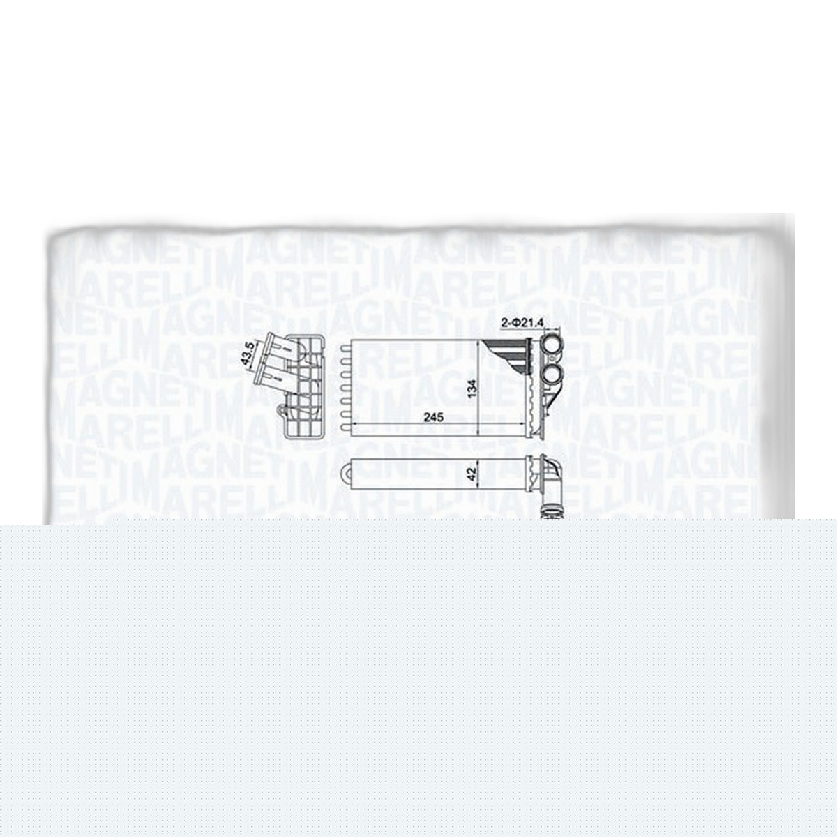 Радіатор пічки CITROEN C4, C4 I, PEUGEOT 307 1.4-2.0D 08.00-04.12