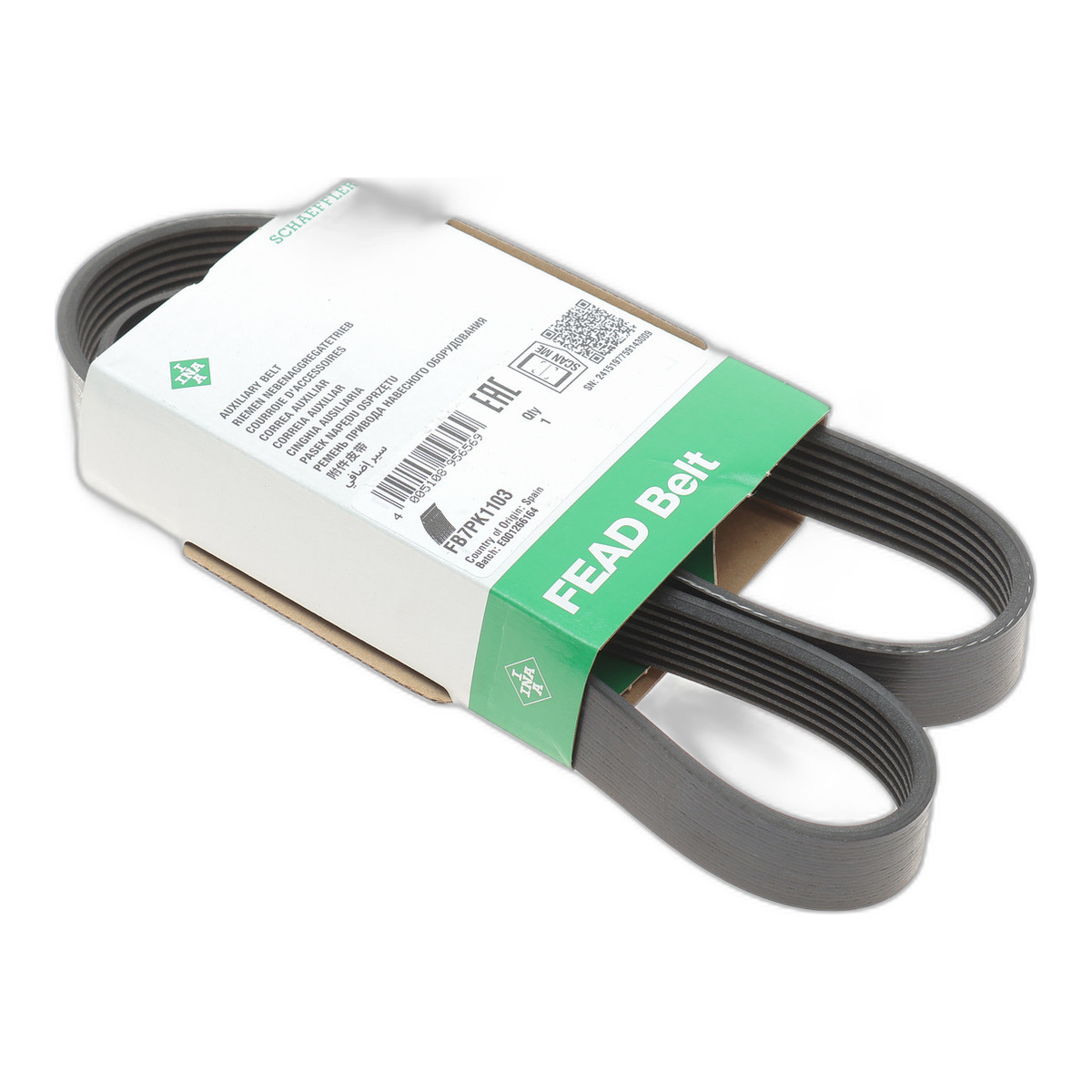 Ремінь генератора BMW 3 (E90)/Opel Movano 2.0i/2.5DTI 03- Schaeffler INA