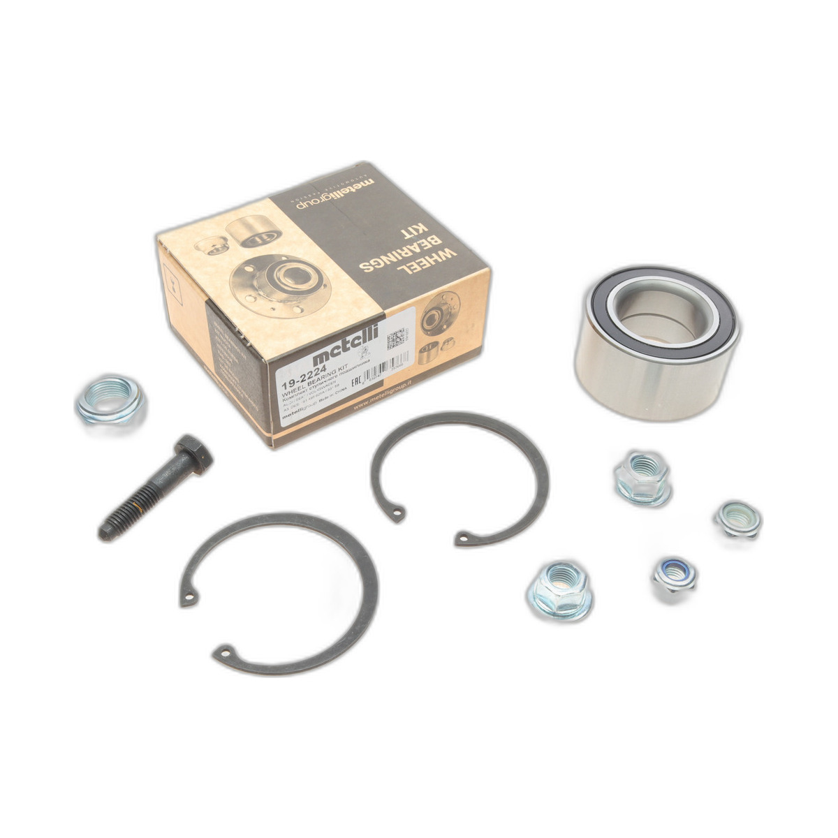 Підшипник маточини (передньої) VW Caddy II 95-04/Golf 85-02 (40x72x37) (к-кт) Metelli