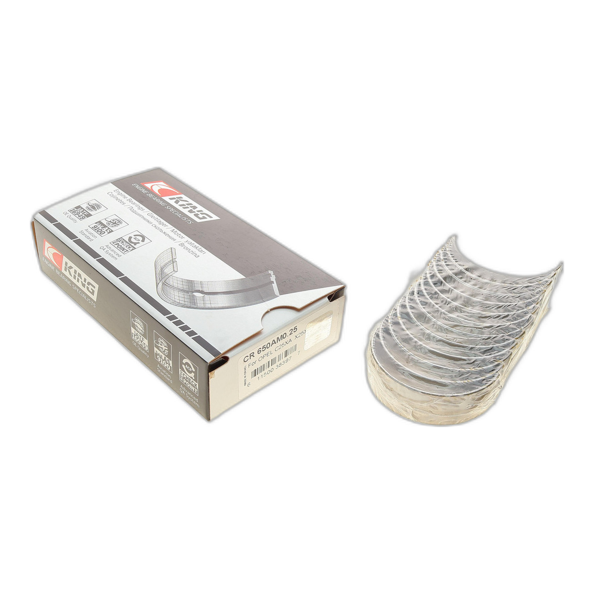 Вкладиші шатунні Opel Vectra 2.5 V6 93-00 (+0.25) King