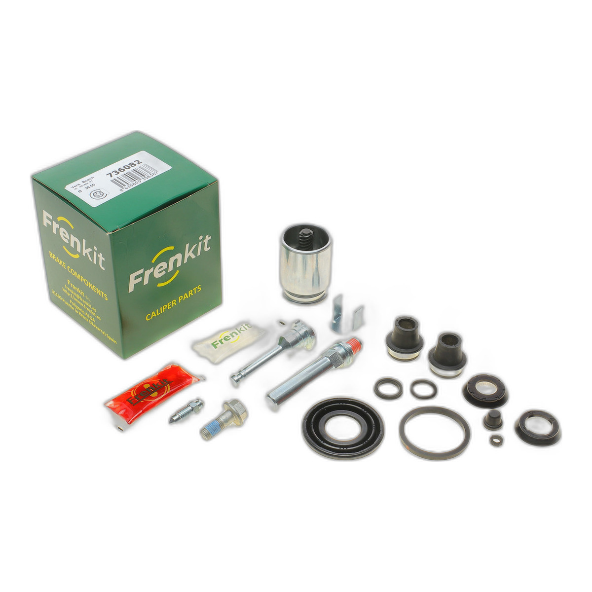 Ремкомплект супорта (заднього) Opel Astra G/Zafira 96-09 (d=36mm) (Bosch) (+поршень/направляюча) Frenkit