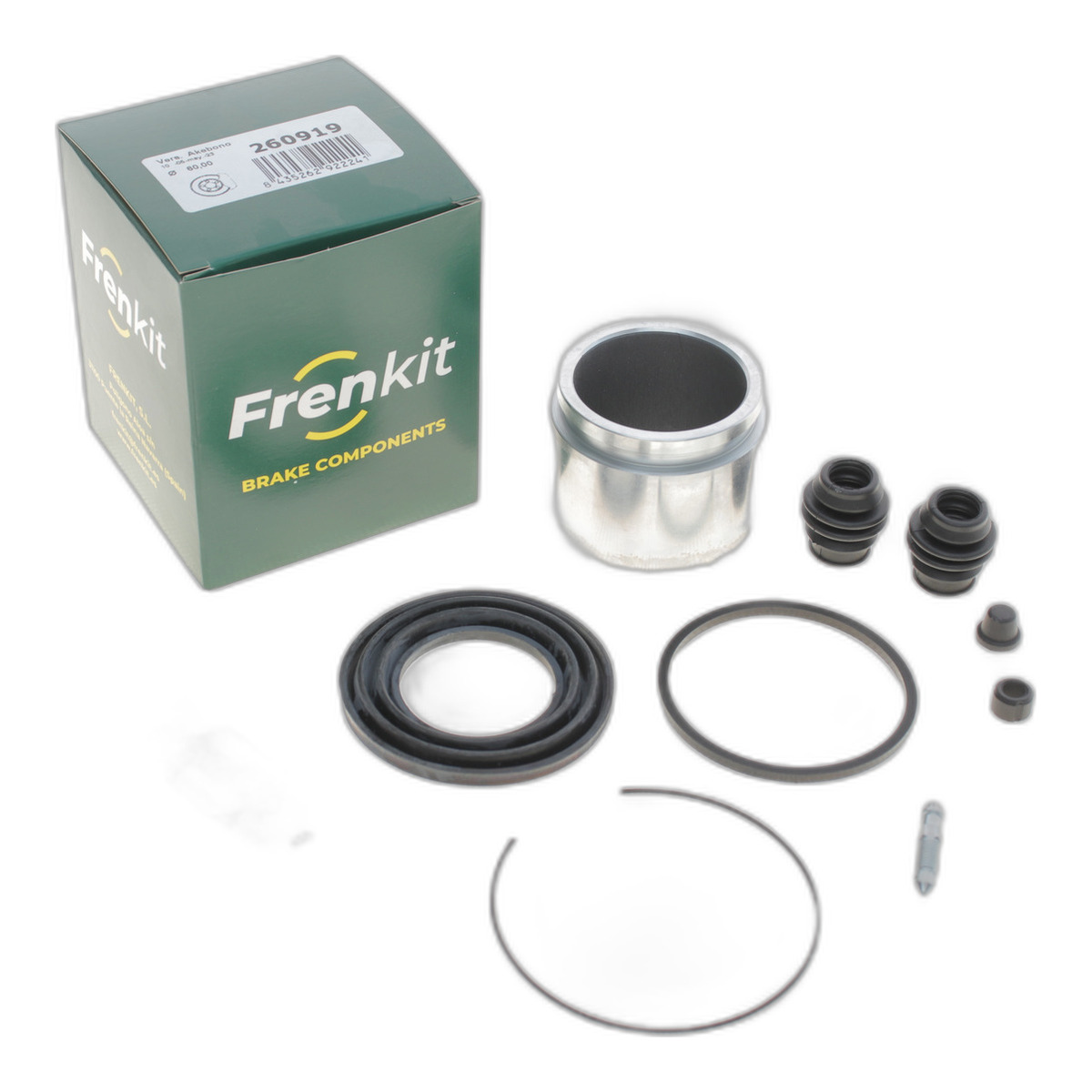 Ремкомплект супорта (переднього) Mitsubishi Galant VI 96-04 (d=60mm)(Akeb)(+поршенек) Frenkit