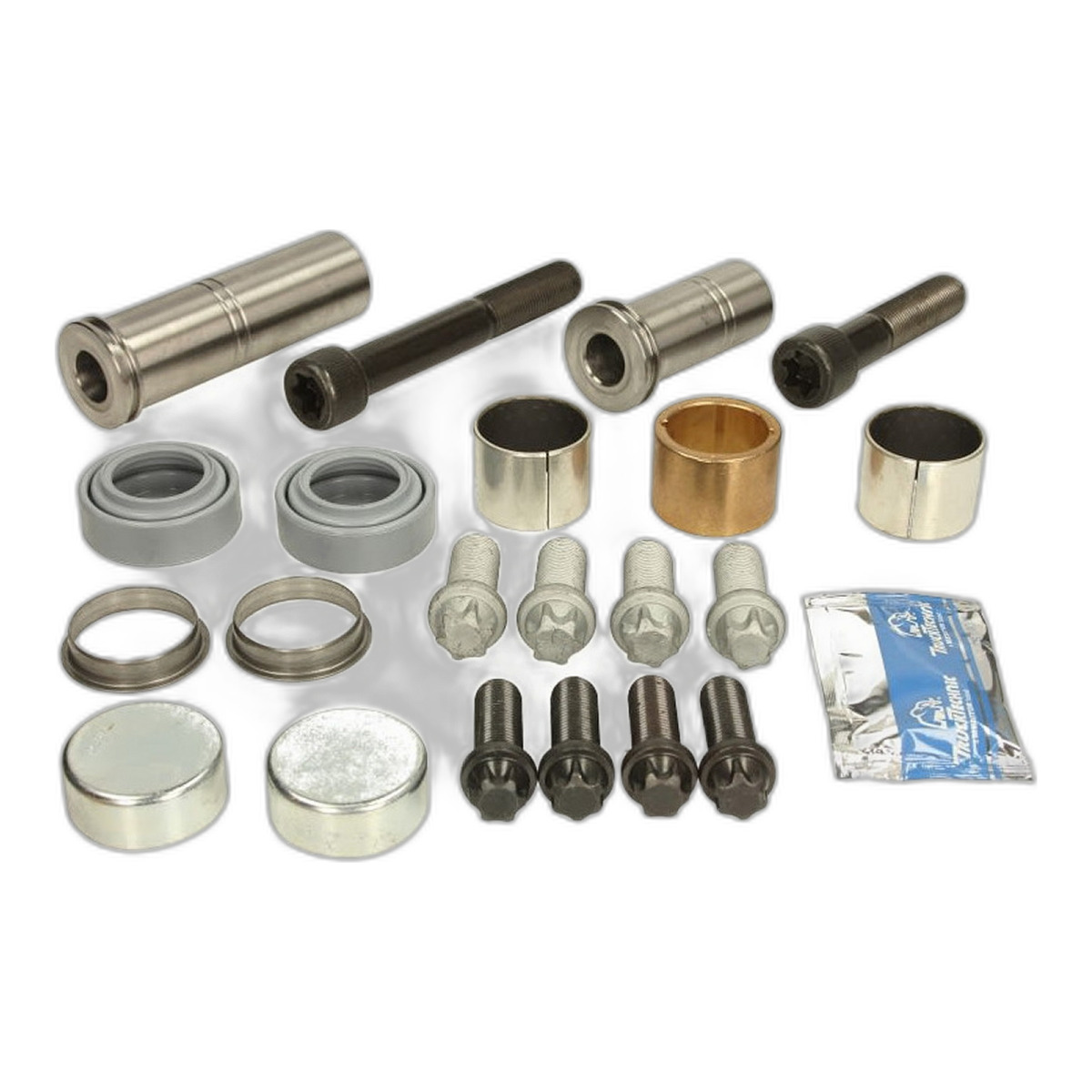 Ремкомплект гальмівного супорта ((EN) Guides + seals + bolts) передн лів/прав ELSA 225, LRG728, LRG729, LRG730, LRG731, LRG736, LRG737 RVI MAGNUM