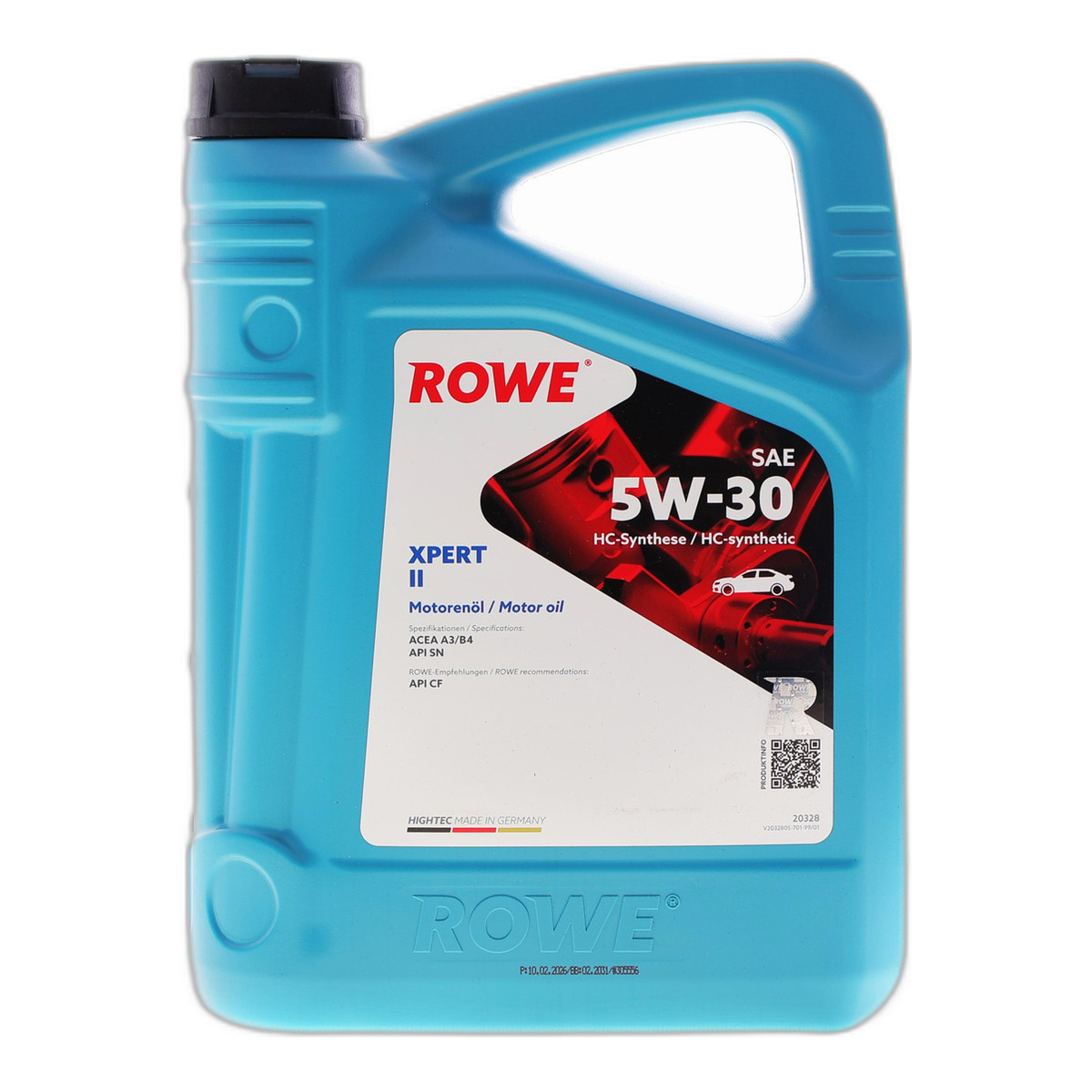 Масло 5W30 HIGHTEC XPERT II (4L) (ACEA A3/B4) (API SN/CF)