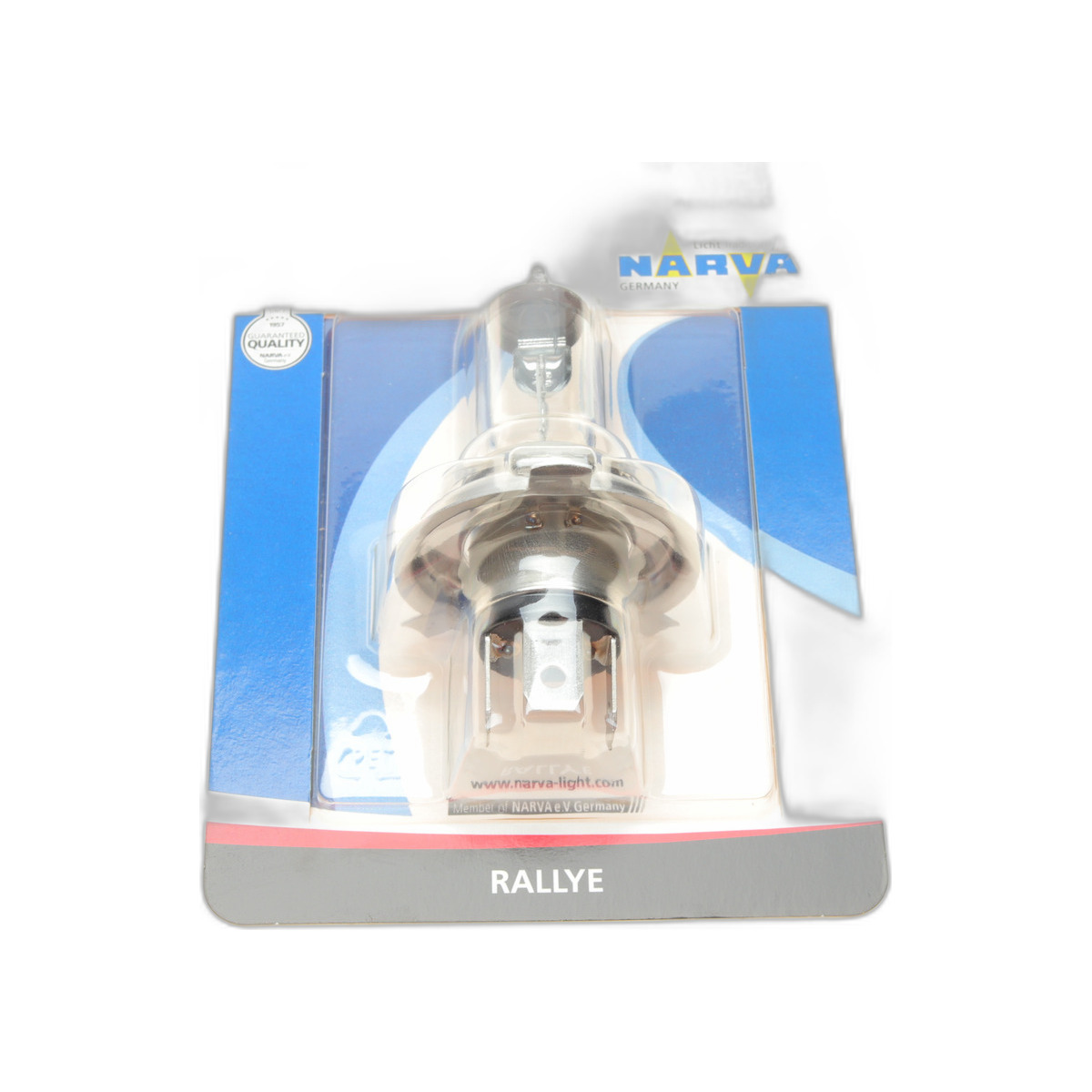 Автолампа H4 12V 100/90W P43t Rallye (блістер/ 1шт) Narva