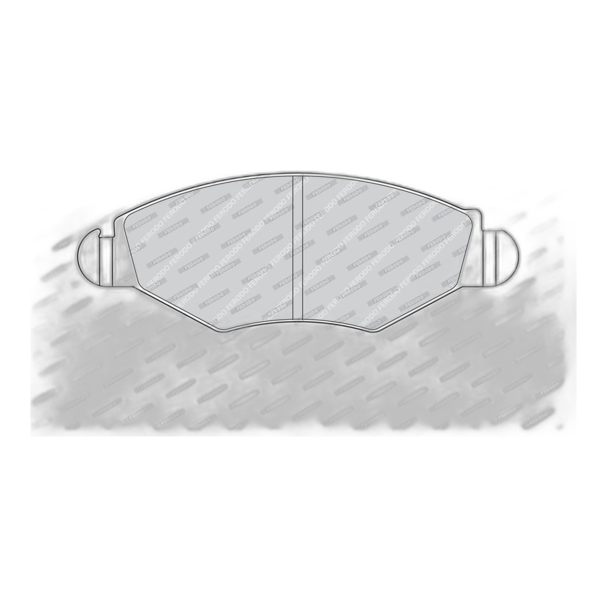 Комплект гальмівних колодок передн , CITROEN XSARA, NISSAN KUBISTAR, PEUGEOT 206, 206+, 306 1.1-1.9D 04.93-