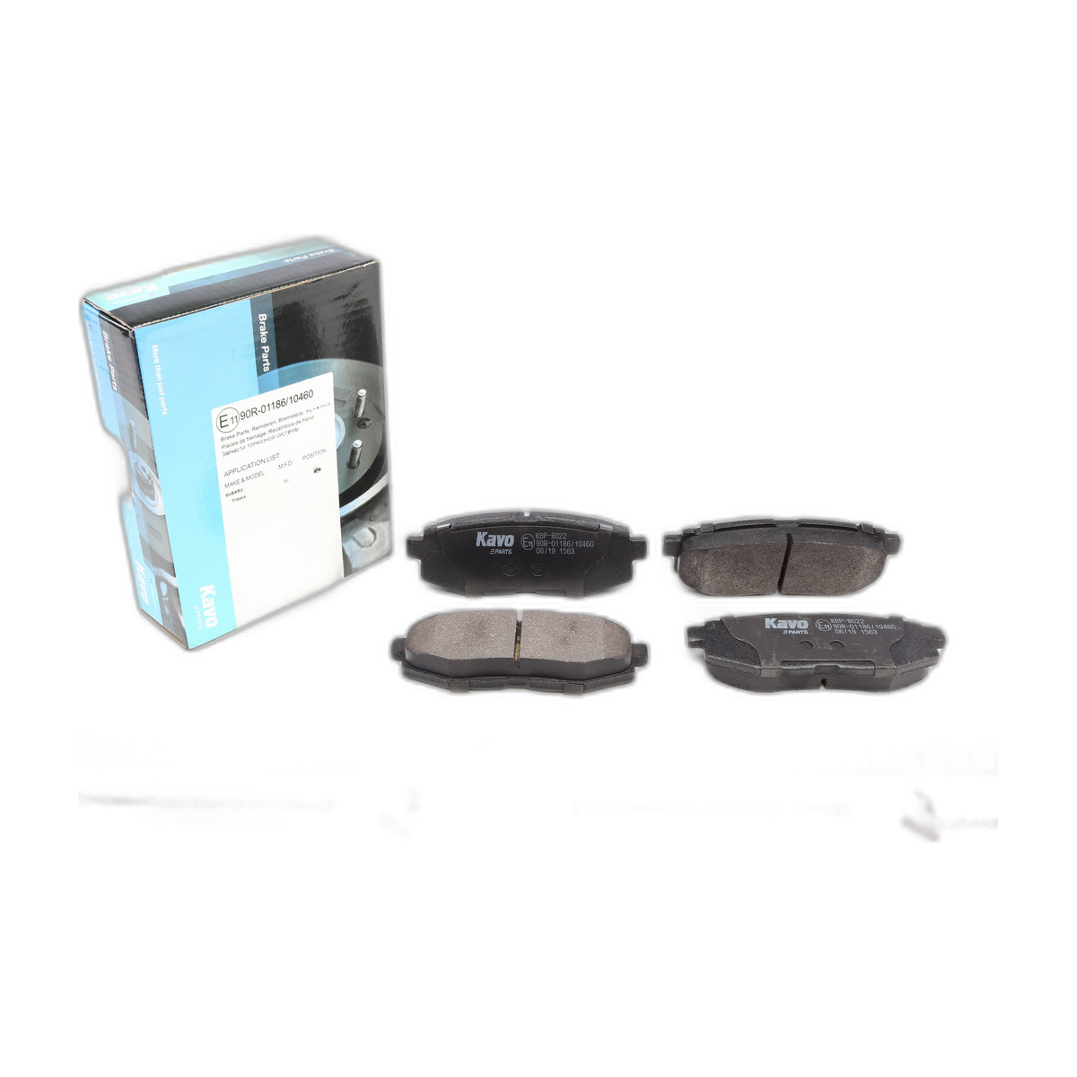 Колодки гальмівні (задні) Subaru Legacy 09-15/ Outback 10-15 KAVO PARTS