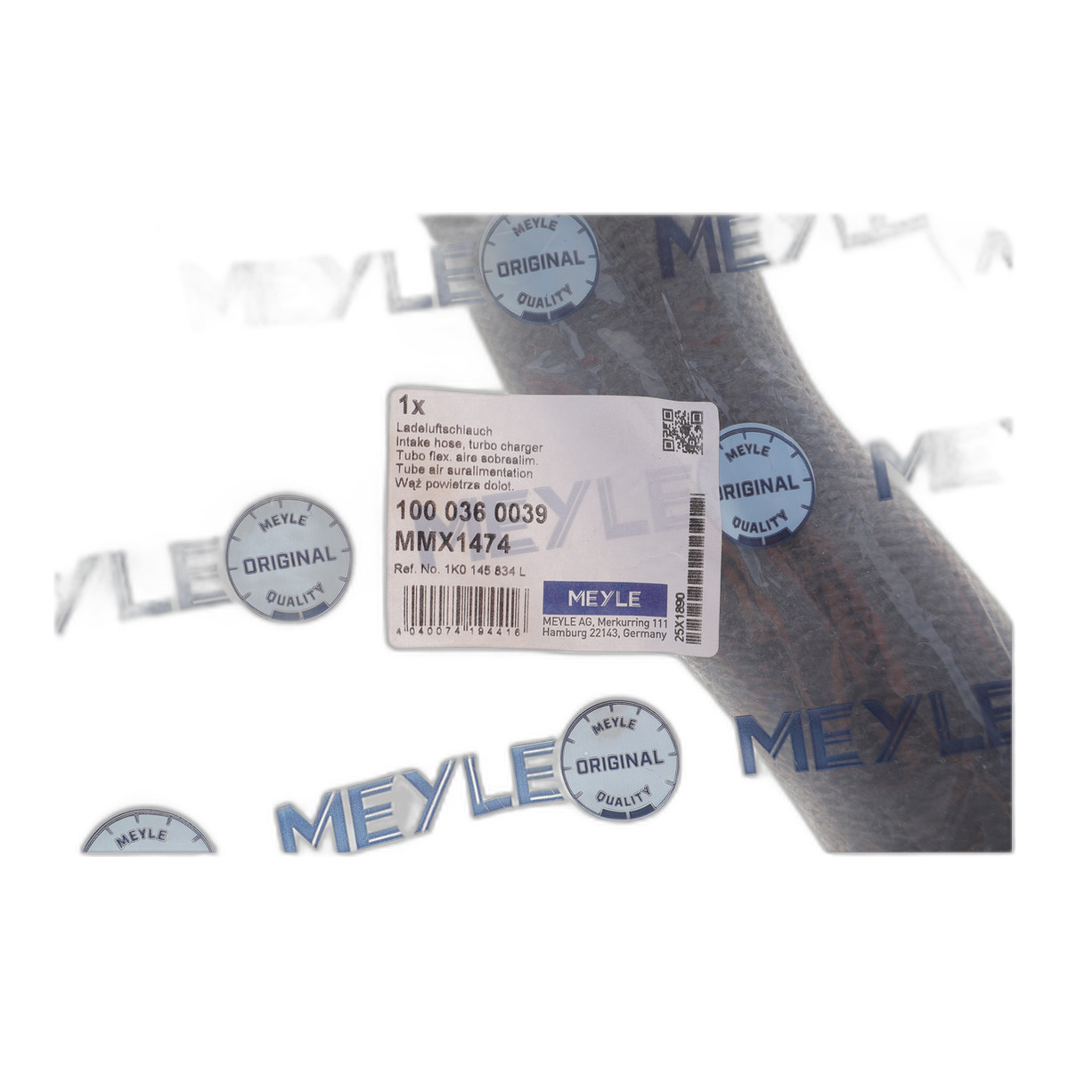 Патрубок інтеркулера VW Caddy III 1.9TDI 03- (L) Meyle