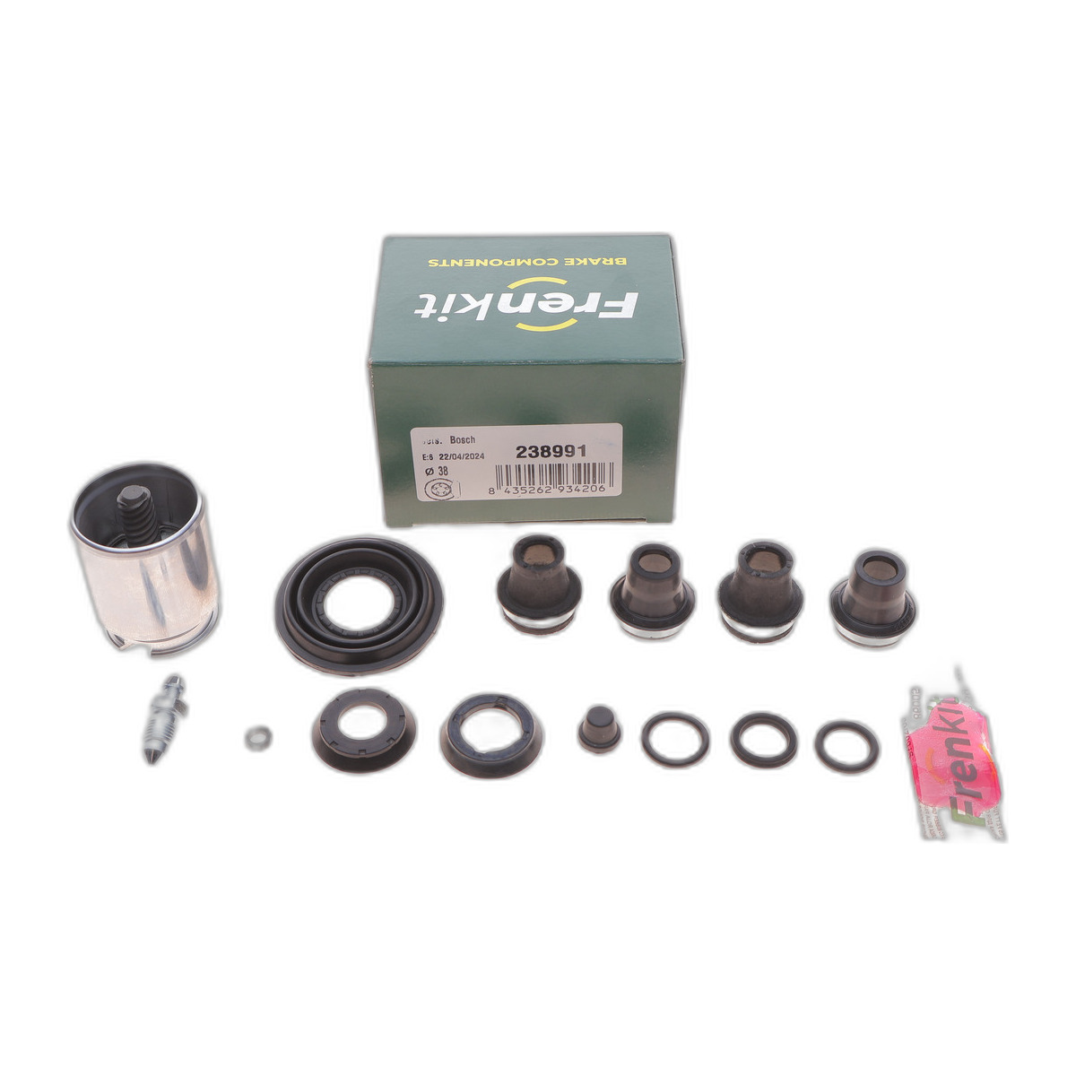 Ремкомплект супорта (заднього) Opel Astra G/Zafira 98-05 (d=38mm) (Bosch) (+поршень з механізмом) Frenkit