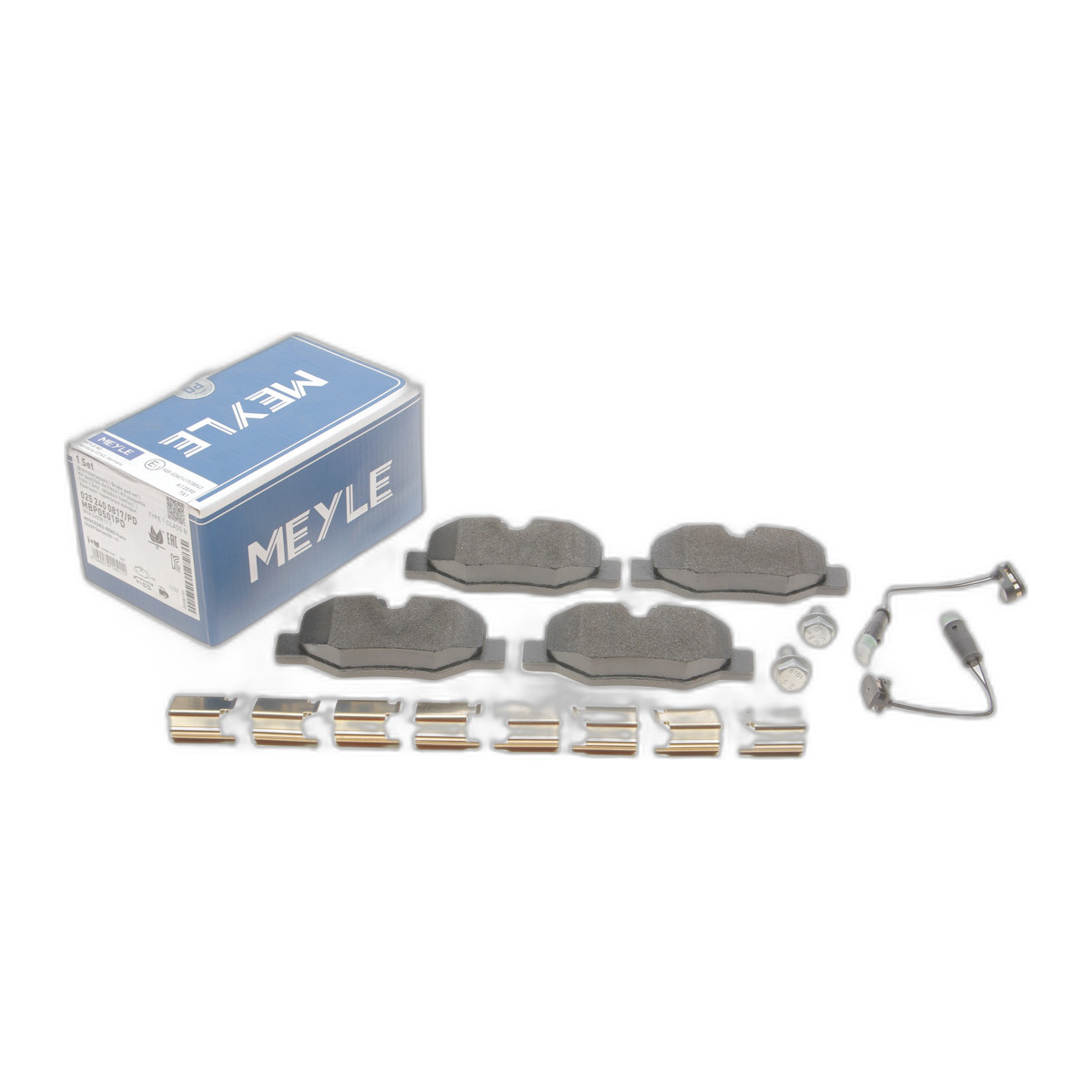 Колодки гальмівні (задні) MB Vito (W639) 03- (Platinum) Meyle