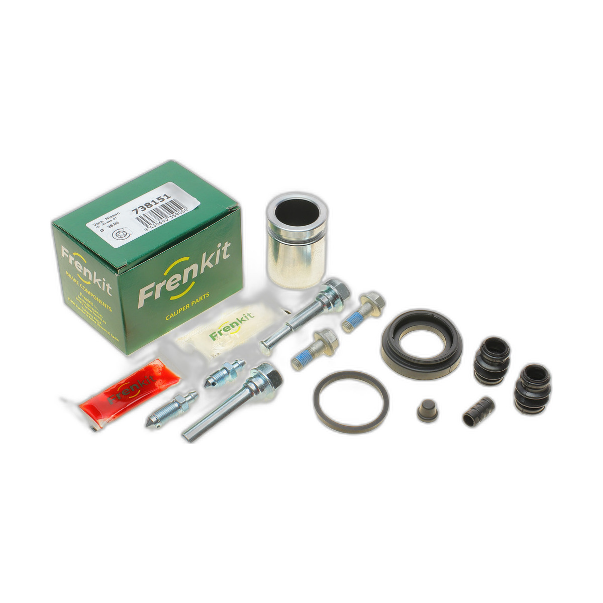 Ремкомплект супорта (заднього) Subaru Legacy/Forester 03- (d=38mm) (+поршень/направляюча) (Tokic) Frenkit фото 2