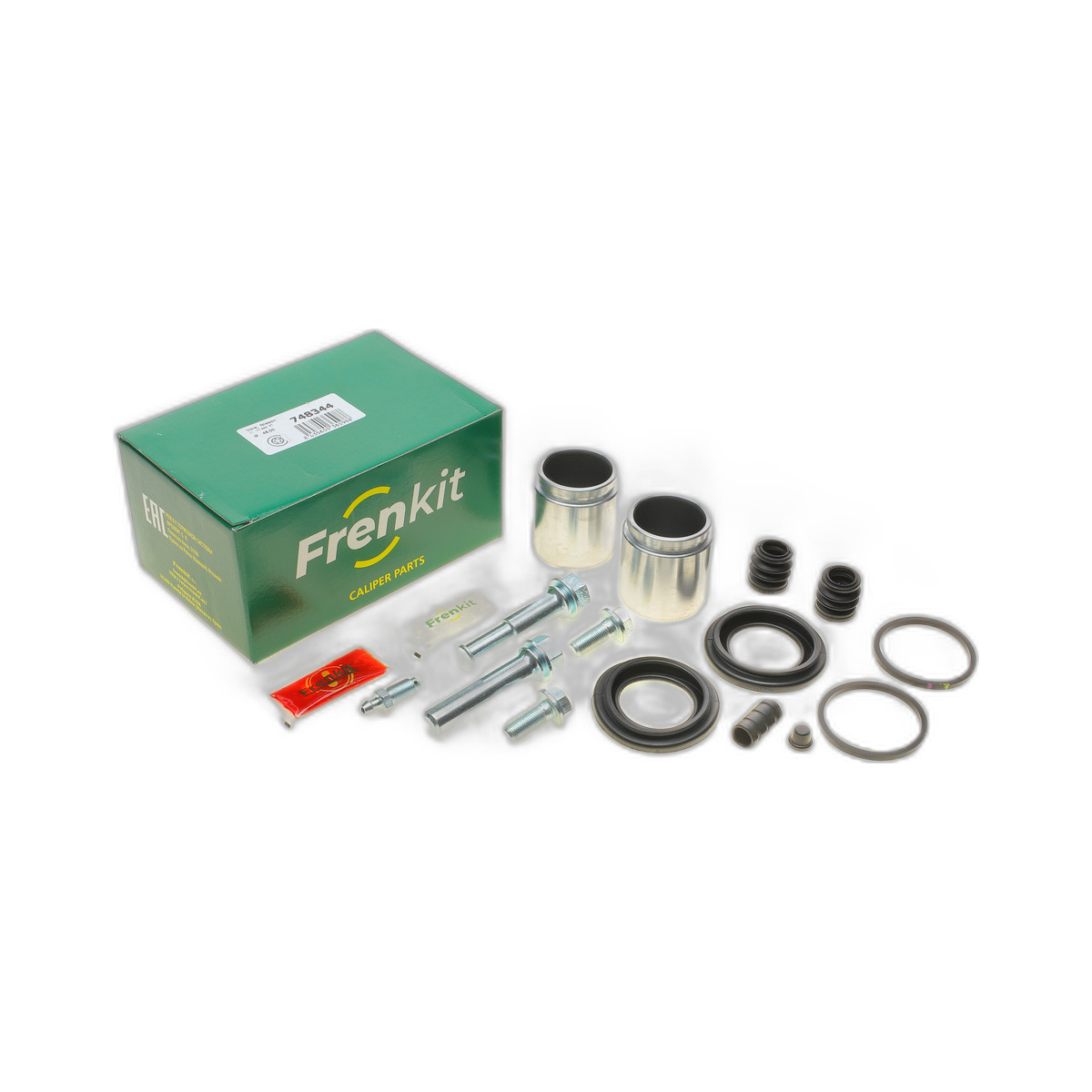 Ремкомплект суппорта (переднего) Nissan Patrol 97- (d=48mm)(Niss)(+2 поршня/направляю)