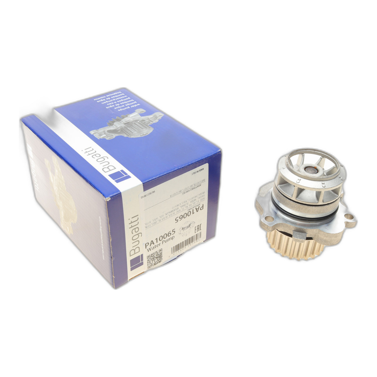 Помпа води Audi A3/A4/A6 2.0TFSI 04-13/Skoda Octavia 2.0RS 05-13/VW Golf 2.0R 07- (23z) (R/B) (8лоп) Bugatti