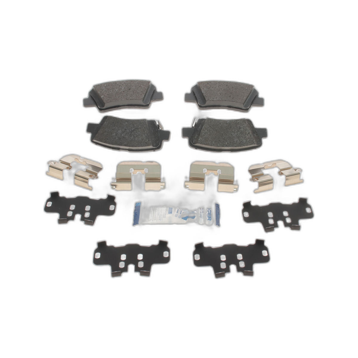Колодки гальмівні (задні) Hyundai Accent 18-/Elantra/Tucson/ix35/Kia Sportage/Soul 15-/Rio 17- Icer
