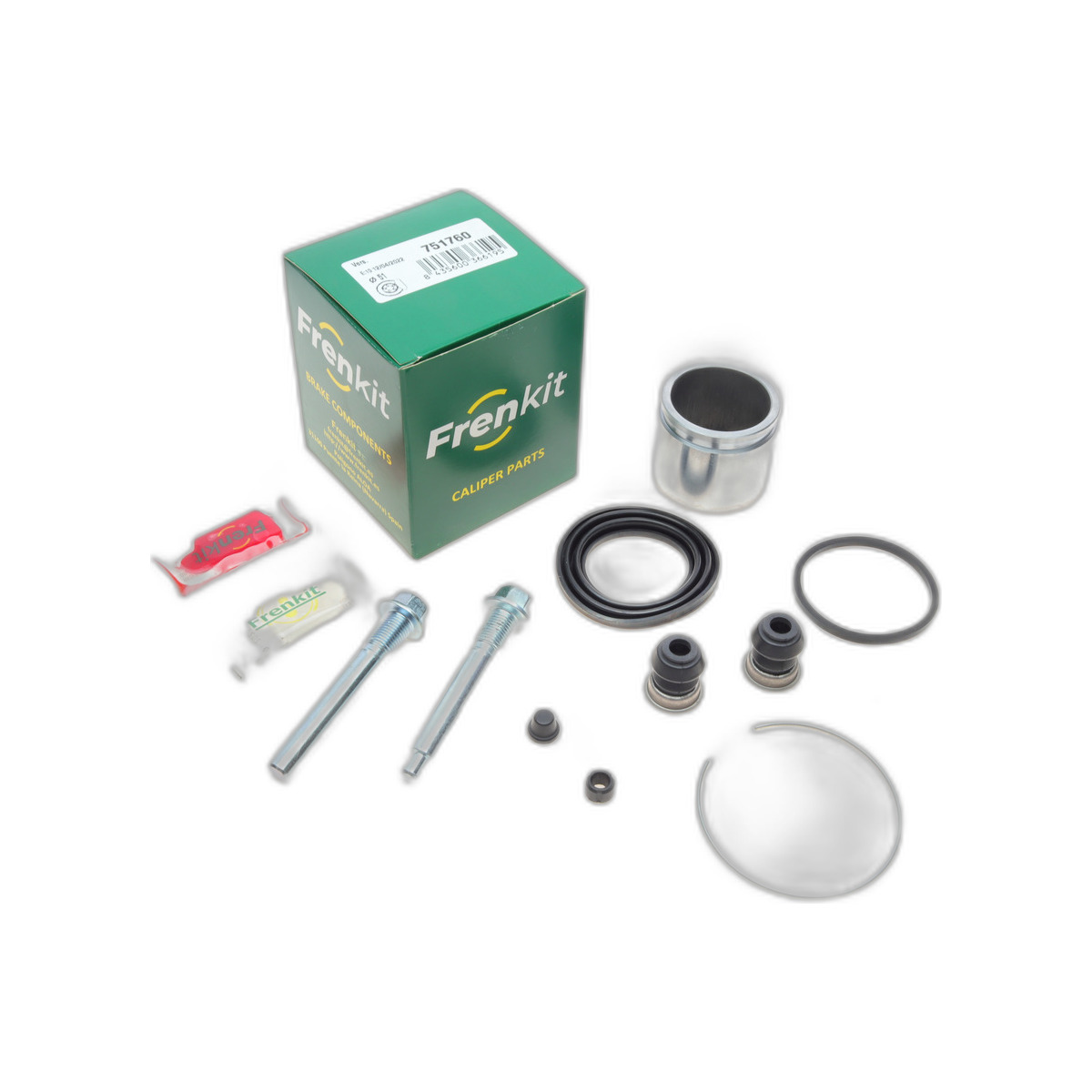 Ремкомплект супорта (переднього) Mitsubishi Colt 04-12 (d=52mm) (+поршень/направляюча) SuperKit Frenkit фото 2