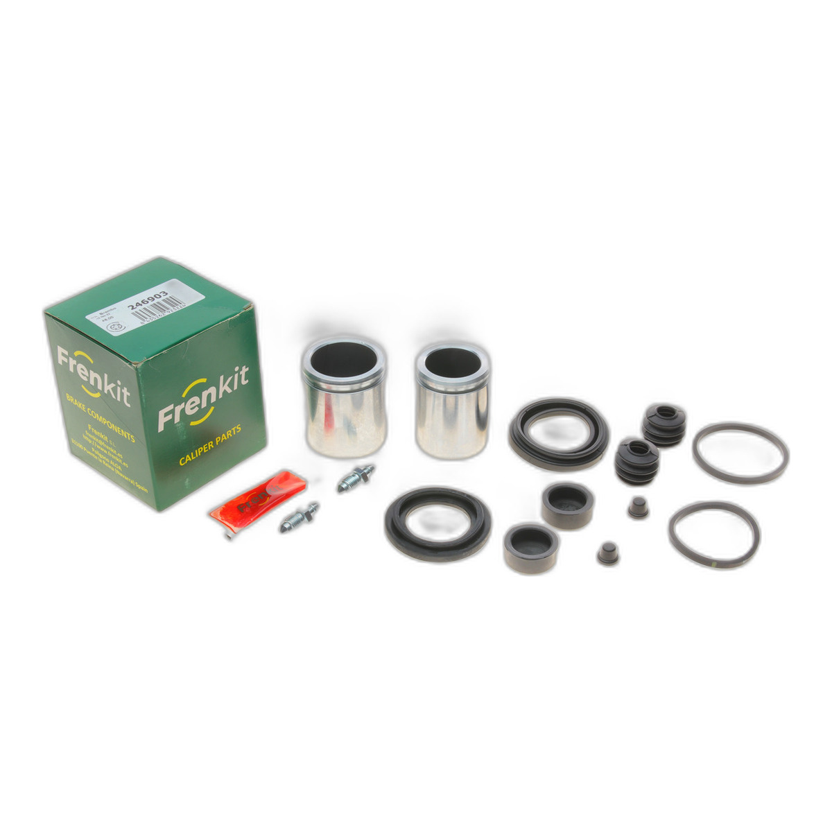 Ремкомплект супорта (переднього) Citroen Jumper 02- (d=46/52mm) (+2 поршня) (Brembo) Frenkit