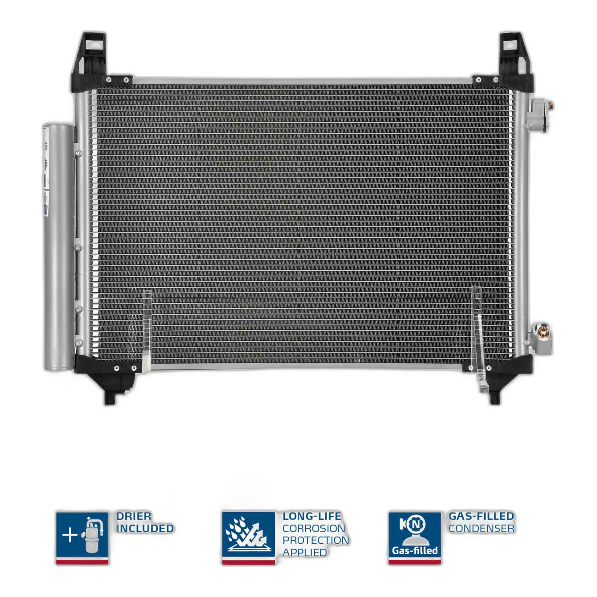 Конденсер кондиціонера TOYOTA YARIS (10-) 1.0 I 16V (+) NISSENS (940270) Nissens