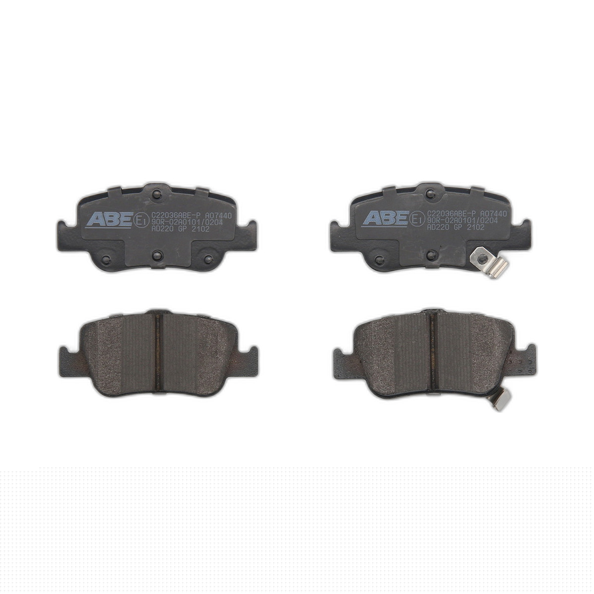 Комплект гальмівних колодок задн , TOYOTA AURIS, BB I, COROLLA, PRIUS, PROBOX / SUCCEED, RACTIS, VERSO S, VIOS / SOLUNA VIOS, YARIS, YARIS / VIOS 1.0-2.2D 03.00-
