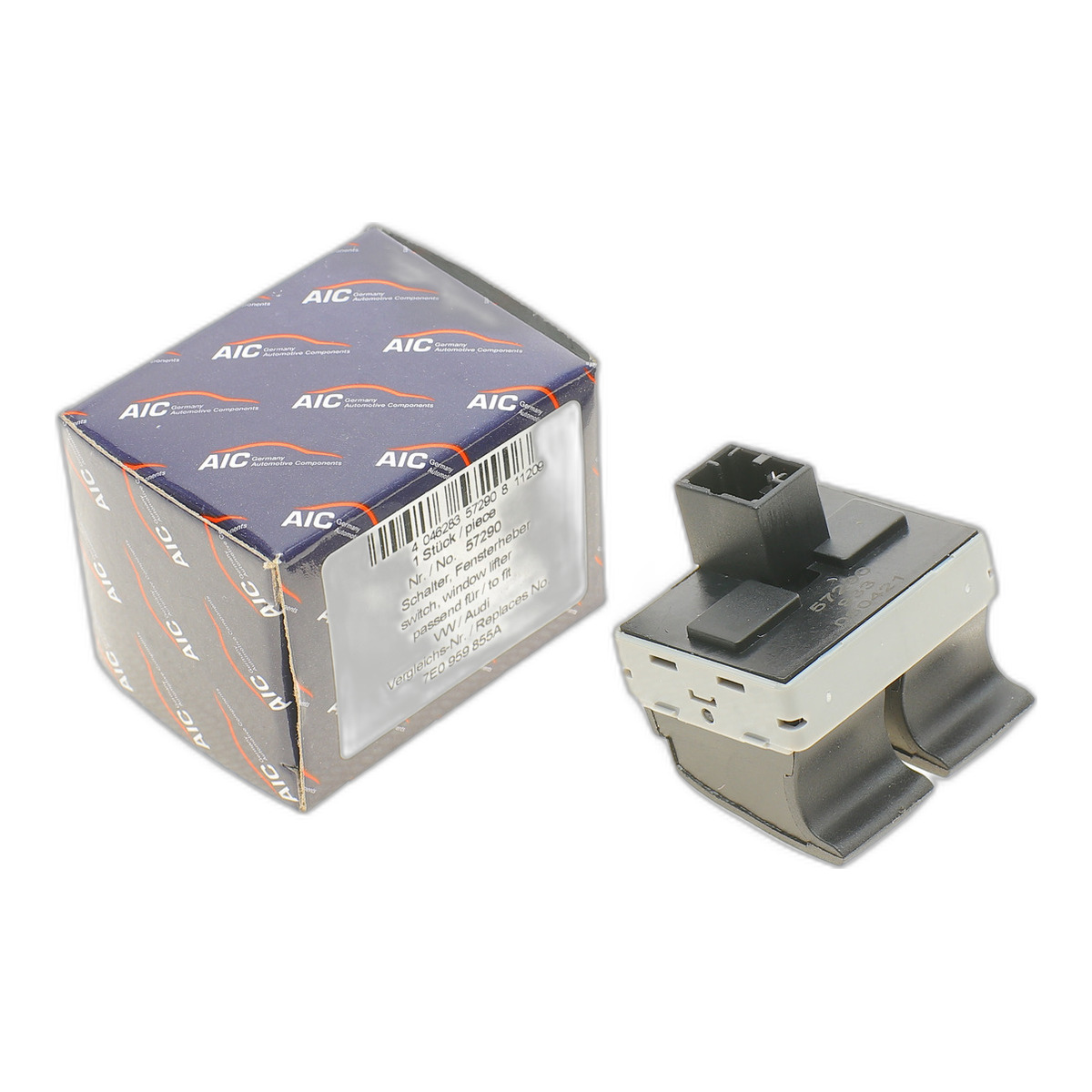 Кнопка склопідіймача (L) VW T5 03- (подвійна) AIC