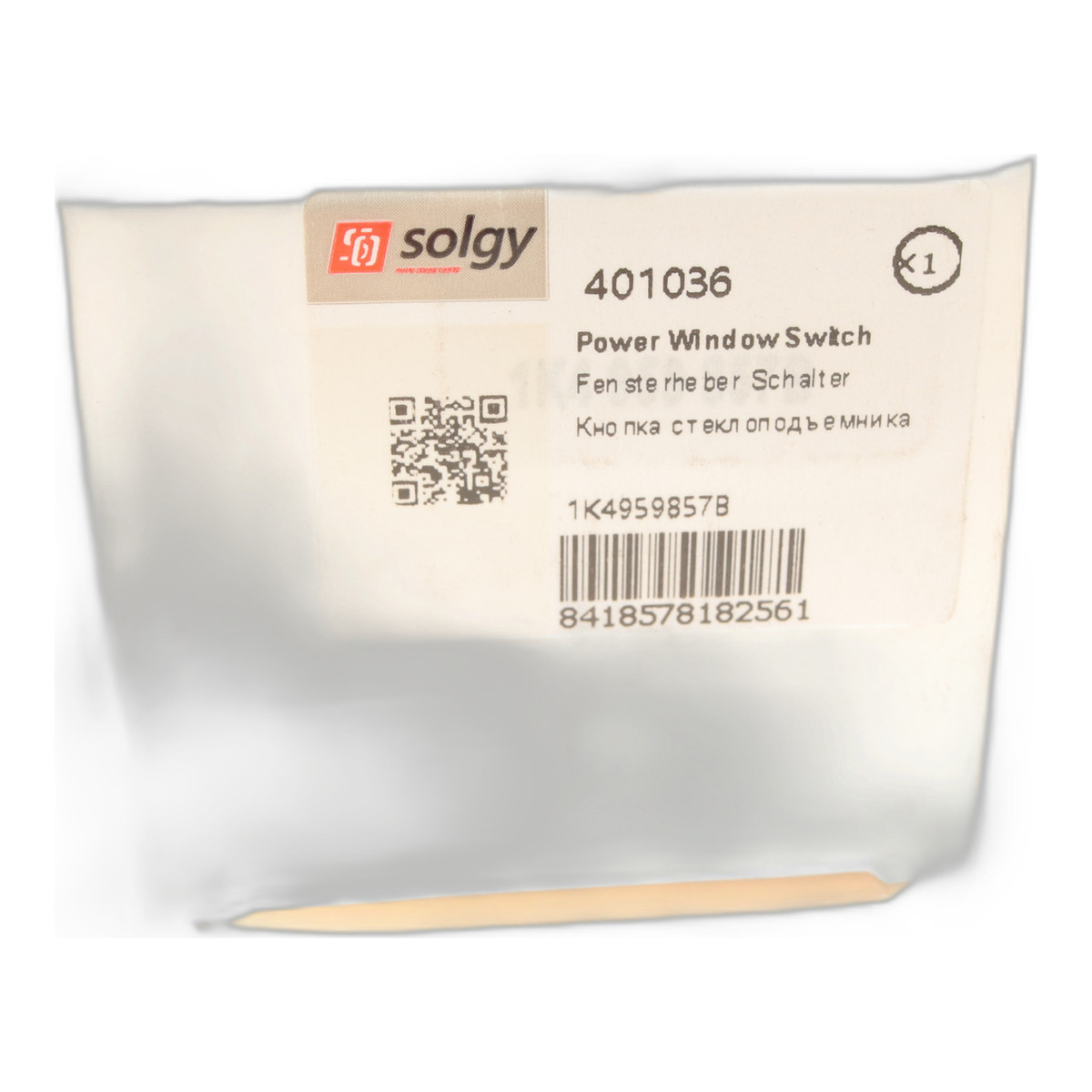 Кнопка склопідіймача (L) VW Passat 10-14 (блок) Solgy фото 2