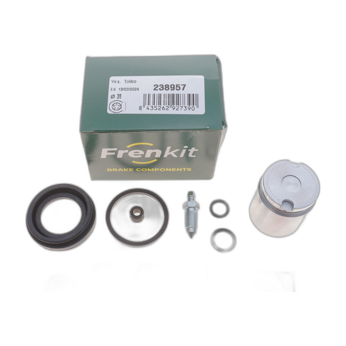 Ремкомплект супорта (заднього) Toyota Auris/Yaris 05- (d=38mm) (+поршень) (Tokic) Frenkit