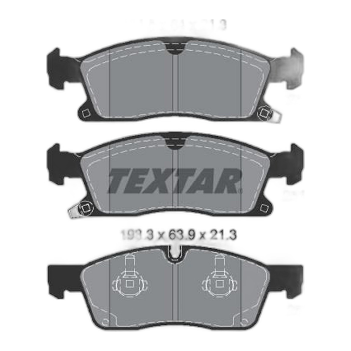 Комплект гальмівних колодок передн , DODGE DURANGO, JEEP GRAND CHEROKEE IV 3.0-6.4 11.10-