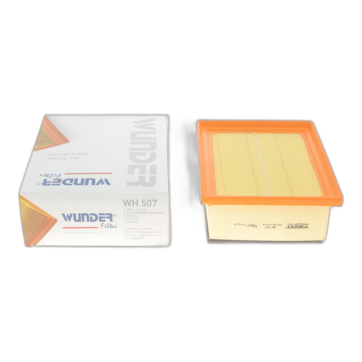 Фільтр повітряний Peugeot Partner 2.0 HDI 03- Wunder Filter