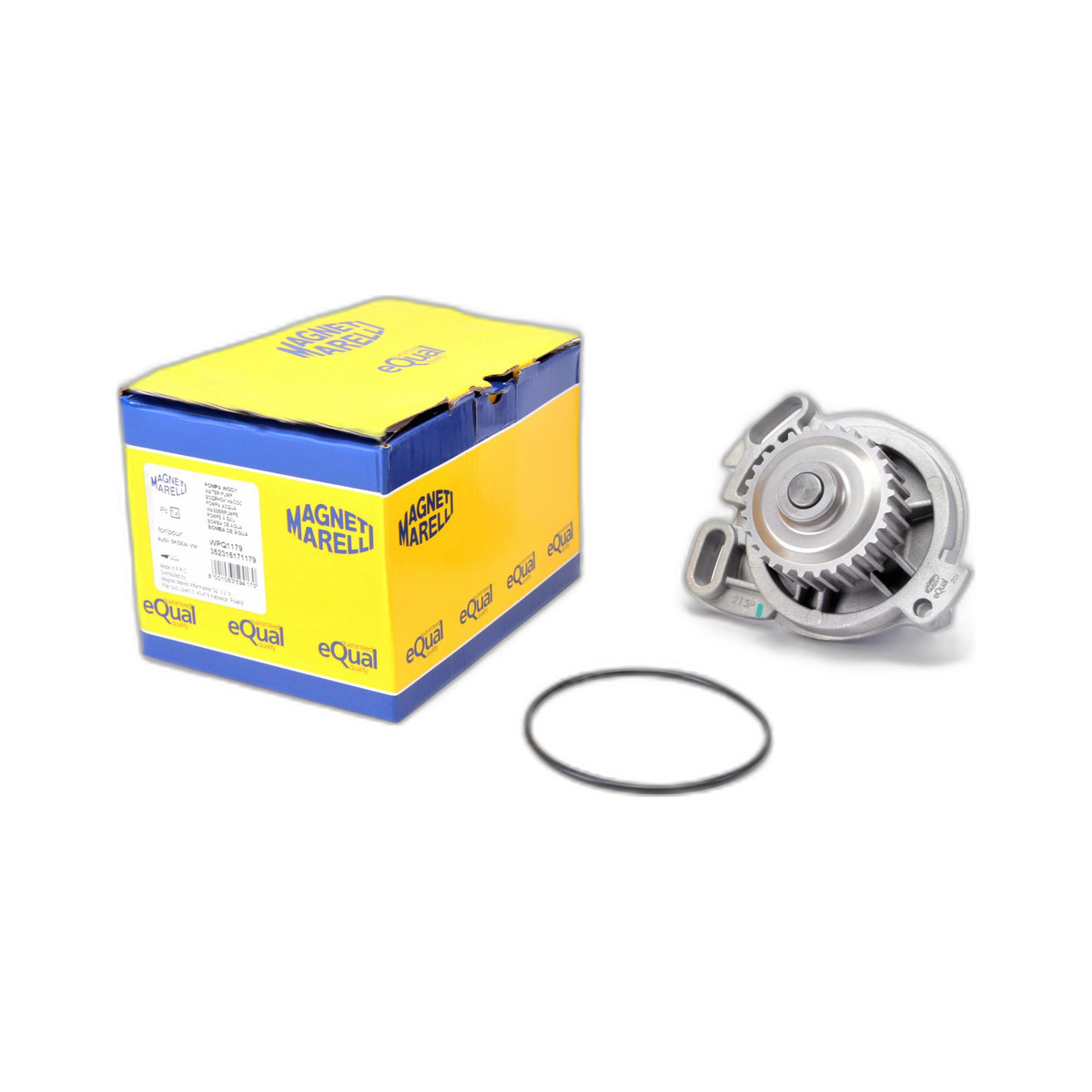 Помпа води Audi 90/100/200 2.0/2.2/2.2E/2.3/2.3E/quattro 85-91 (WPQ1179) Magneti Marelli фото 2