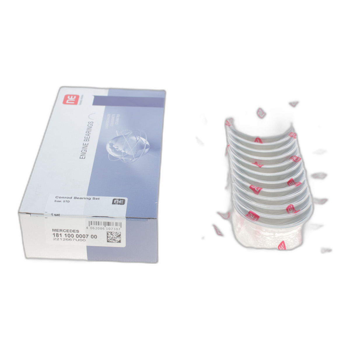 Вкладиші шатунні MB OM366 (STD) = 6110620000 NPR