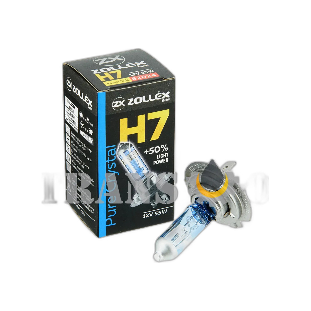 ZOLLEX Pure crystal Галогенна лампа H7 12V 55W