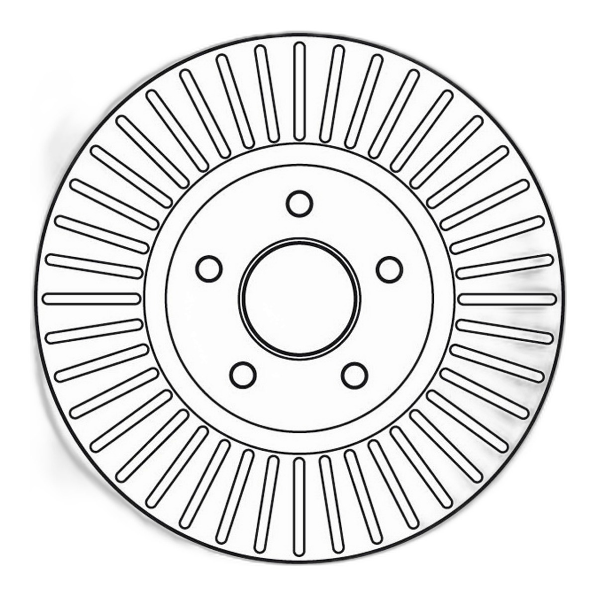 Диск гальмівний передн лів/прав VOLVO S60 II, S80 II, V60 I, FORD MONDEO III, MONDEO IV 1.6-2.5 10.00-01.15