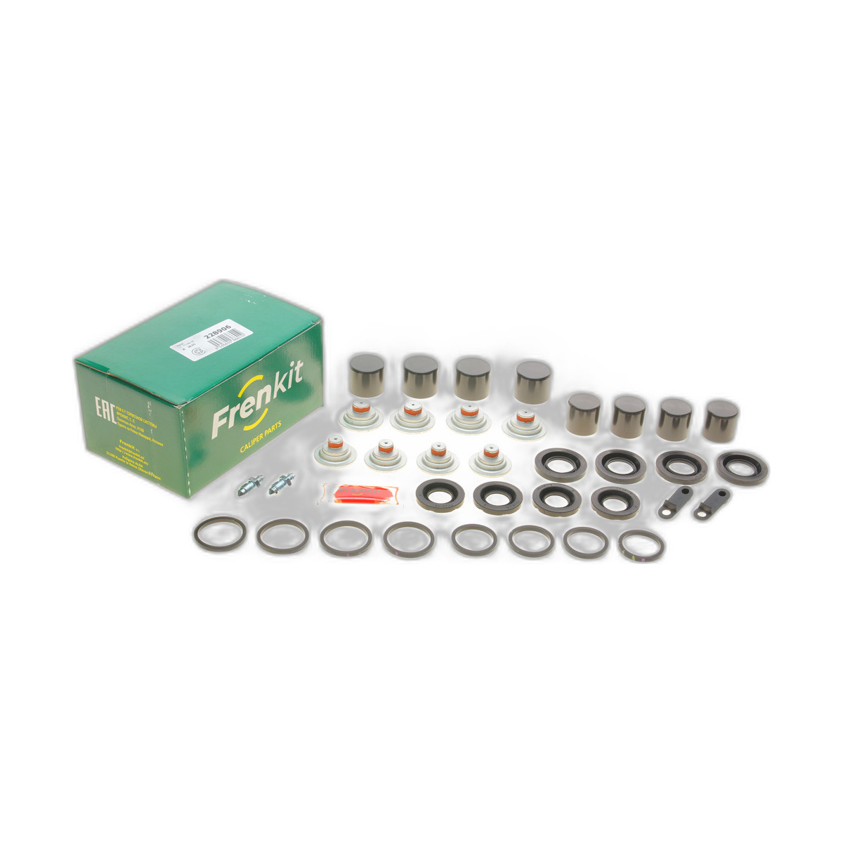 Ремкомплект супорта (переднього) MB E-class (W211) 02-08 (d=28/32mm) (Brembo) (+8 поршнів) Frenkit