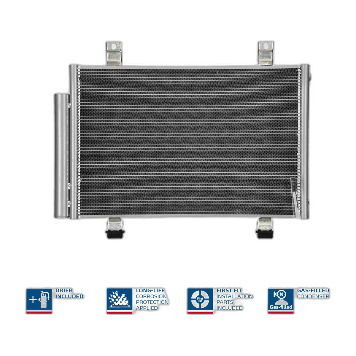 Конденсер кондиціонера SUZUKI SWIFT 05- NISSENS (940057) Nissens