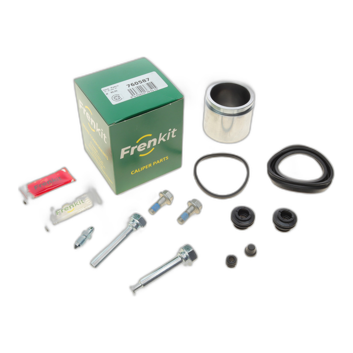 Ремкомплект суппорта (переднего) Kia Sportage 10- (d=60mm) (+ поршен/направляющая) SuperKit(Mobis)